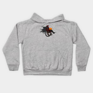 The Legend Of Wheelie Hollow Kids Hoodie